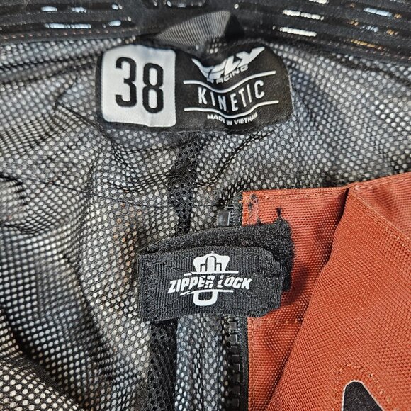 Men's Fly Racing Kinetic Era Pants Size 38 Rust/Black - Picture 12 of 16